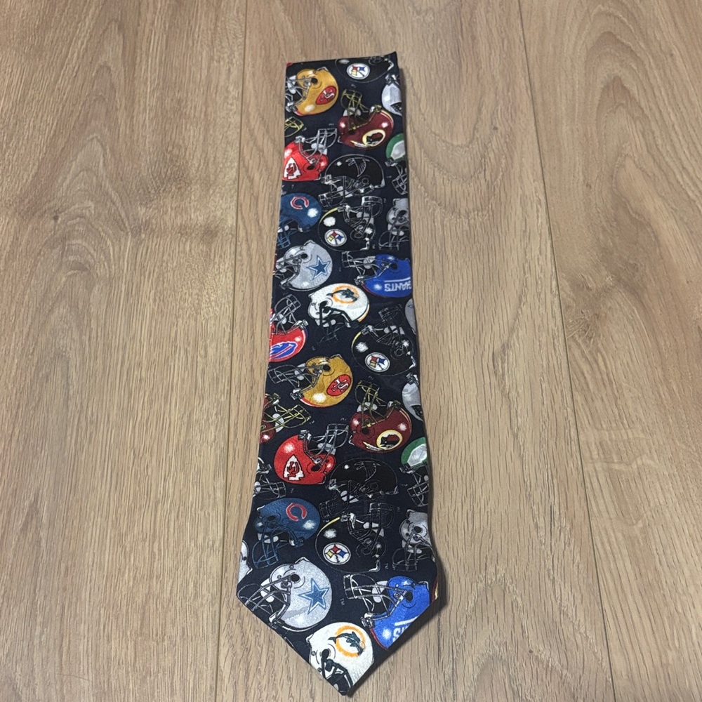 NFL Multi-Team Helmet Pattern Tie